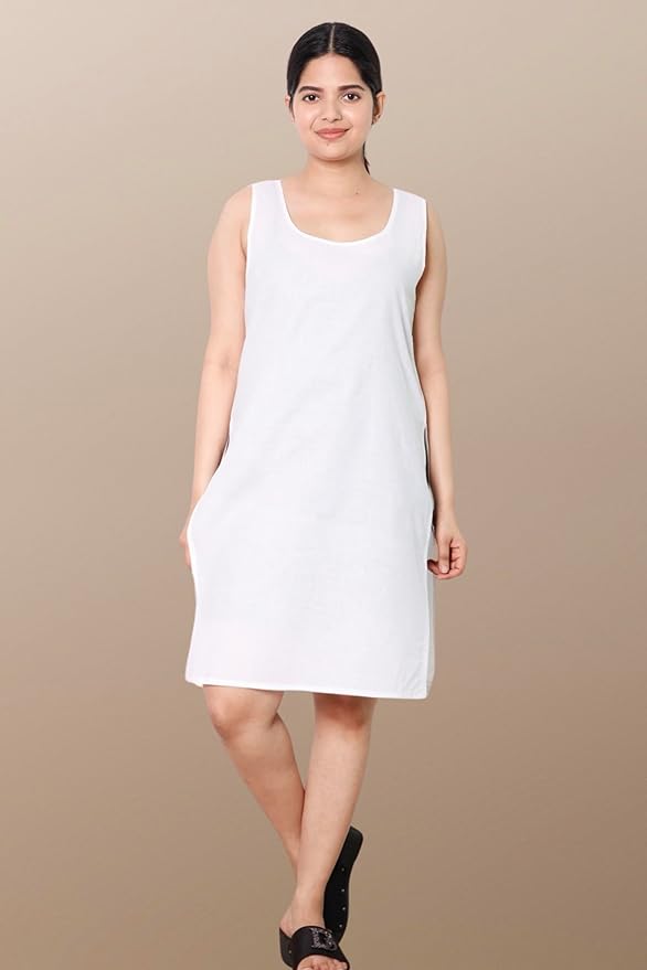 Hadia Georgette Chikankari Straight Kurti With Real Pasted Mirror Work & Matching Cotton Inner