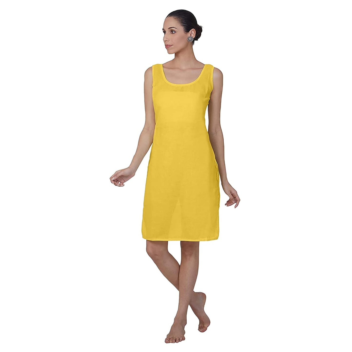 Chiffon Georgette Dyed Real Pasted Mirror Work Kurti, Sharara & Dupatta Set With Free Matching Cotton Inner