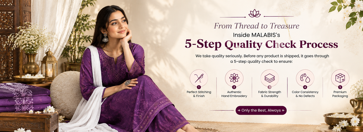 From Thread to Treasure: Inside MALABISs 5-Step Chikankari Quality Check Process