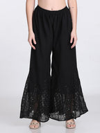 Black Hala Muquesh Embellishments 4-Piece Kurti Set