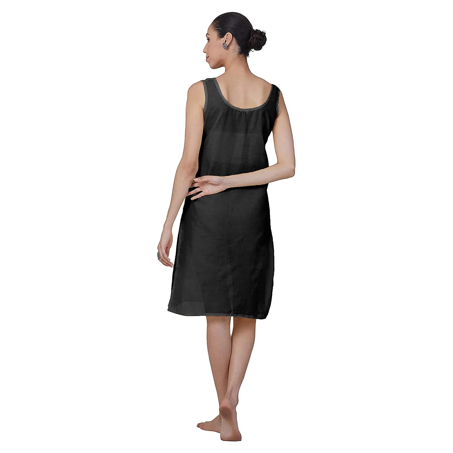 Black Khushi Soft Cotton Inner/Lining