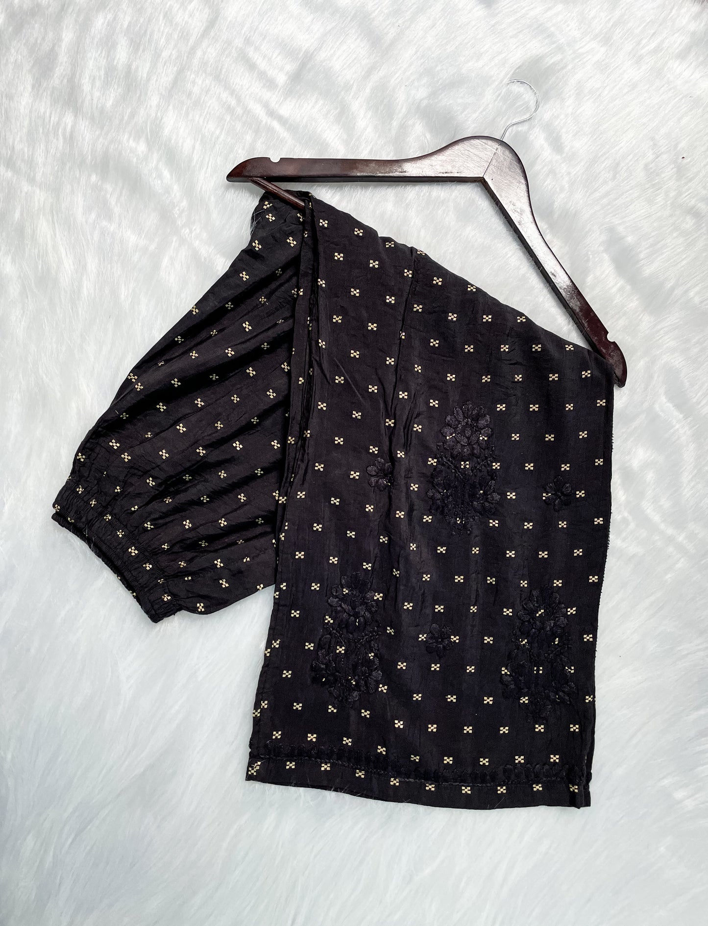 Yumna Premium Dyed Chanderi Silk Lucknowi Chikankari Kurti and Palazzo Set for Women
