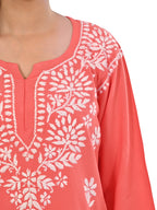Mahira Coral  Rayon Short Top - Comfortable, Breathable &amp; Perfect for Every Occasion by malabis