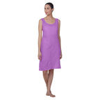 Lavender Hina Ombre Dyed Mirror Work Kurti Set