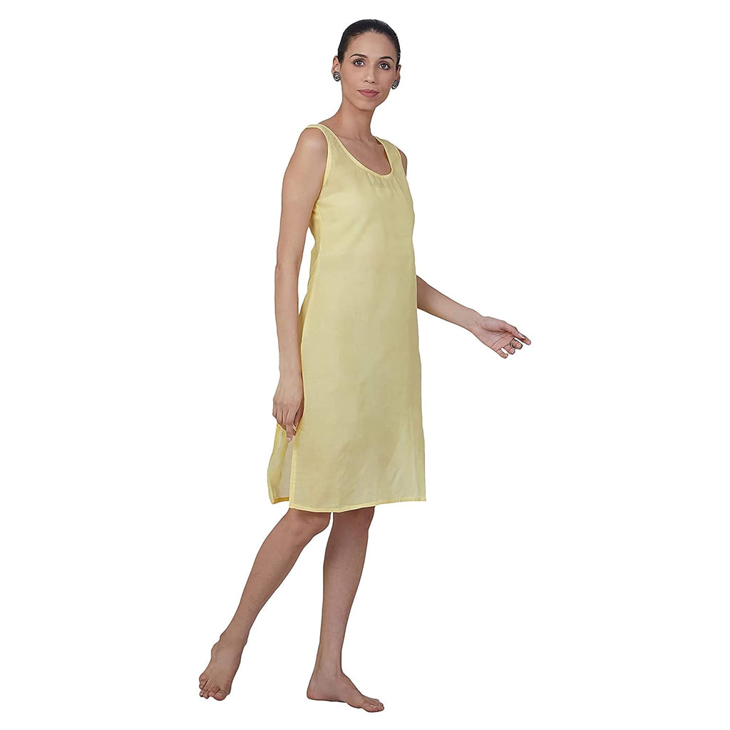 Lemon Yellow Khushi Soft Cotton Inner/Lining