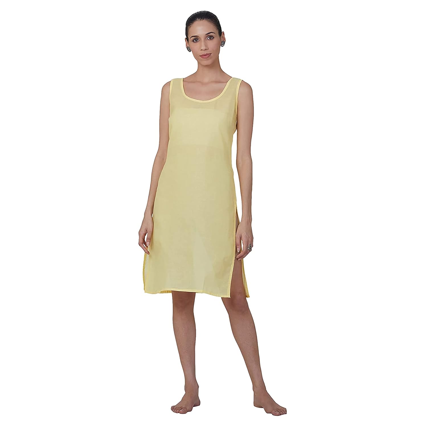Lemon Yellow Khushi Soft Cotton Inner/Lining