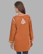 Mahira Mustard  Rayon Short Top - Comfortable, Breathable &amp; Perfect for Every Occasion by malabis