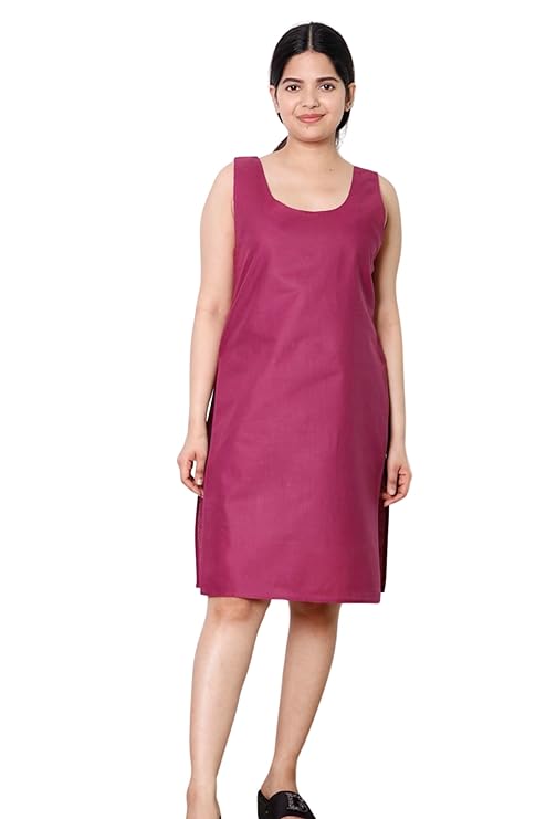 Wine Gulbarg Mirror Work Chikankari Kurti with Inner