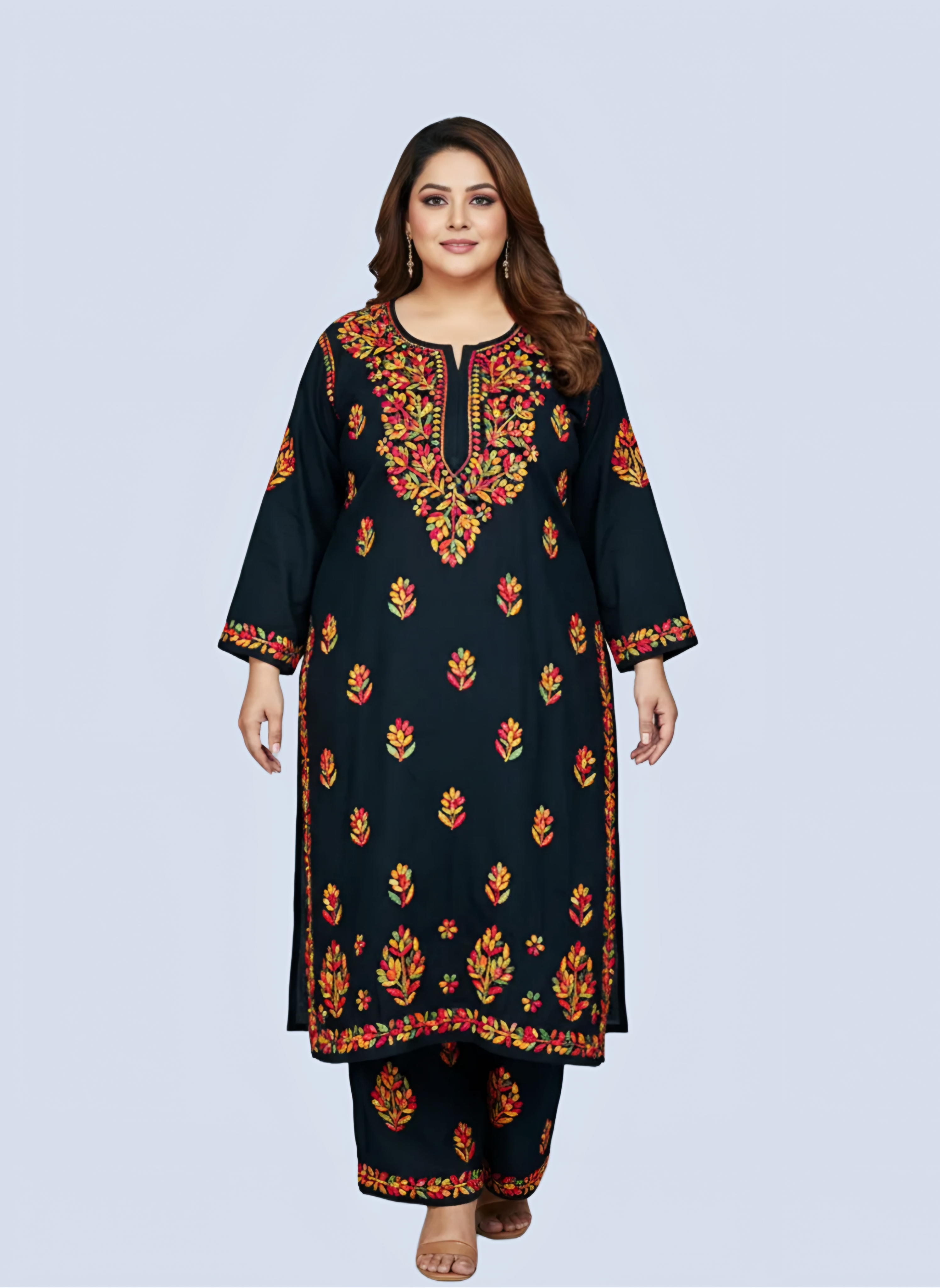 Black Mannta rayon set