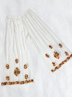 White Mannta rayon set