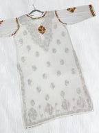 White Mannta rayon set