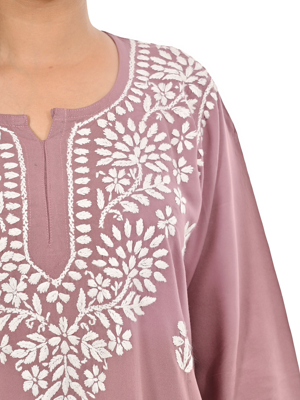 Mahira Mauve  Rayon Short Top - Comfortable, Breathable &amp; Perfect for Every Occasion by malabis