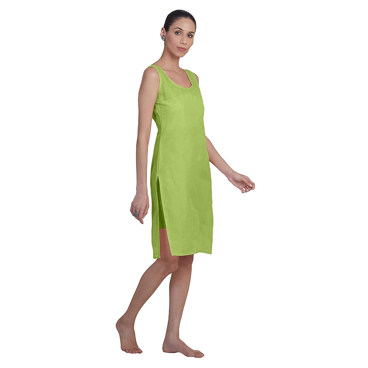 Parrot Green Khushi Soft Cotton Inner/Lining