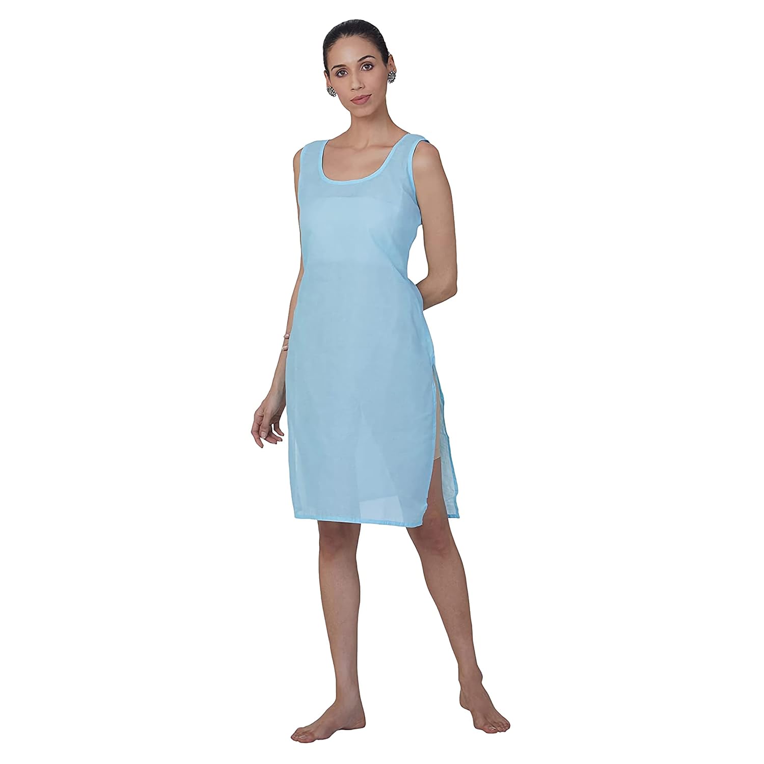 Powder Blue Khushi Soft Cotton Inner/Lining