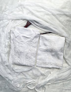 White Laila Ombre Dyed Rayon Kurti