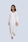White rayon kurti