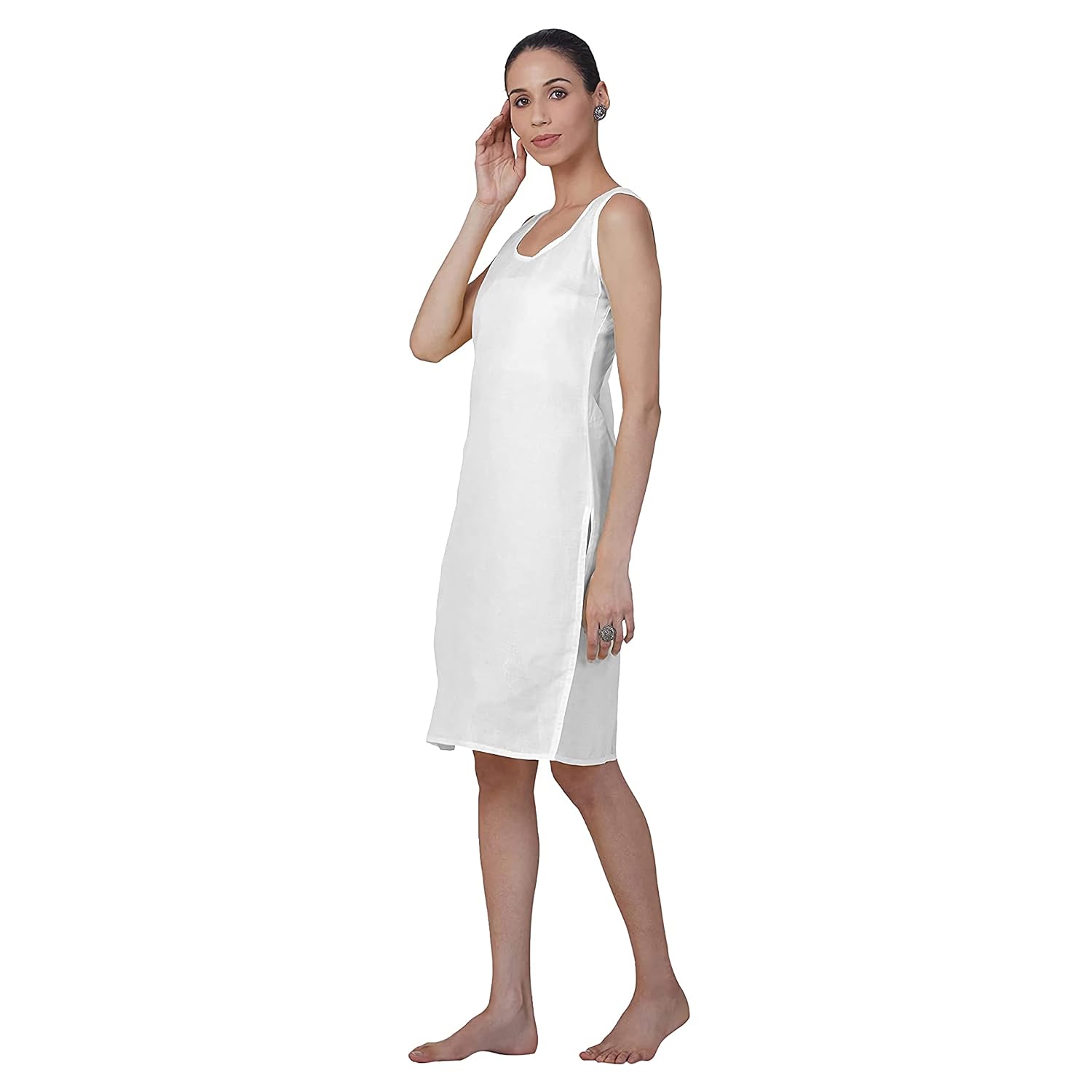 White Khushi Soft Cotton Inner/Lining