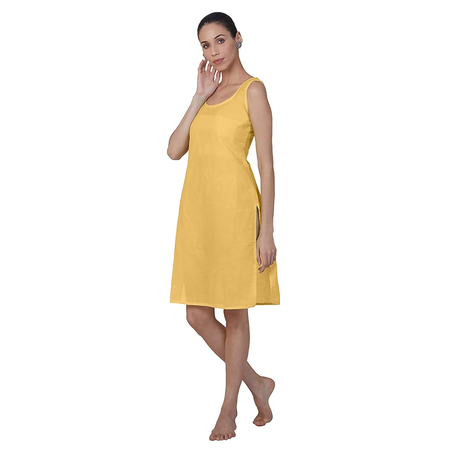 Yellow Khushi Soft Cotton Inner/Lining
