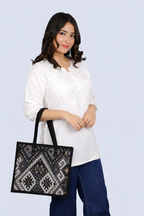 White Yusra Dyed Cotton Chikankari Short Top